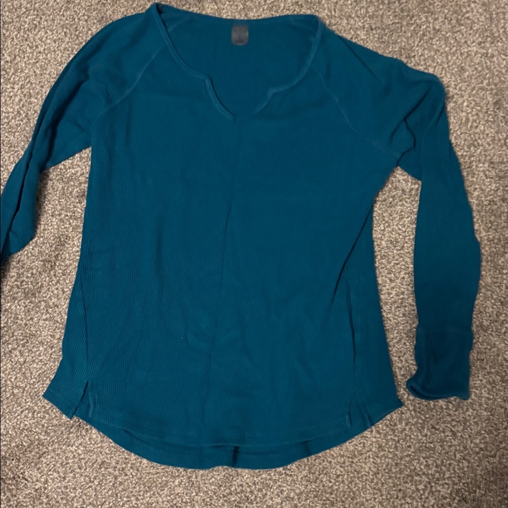 St. John Collection Teal Short Sleeve Top